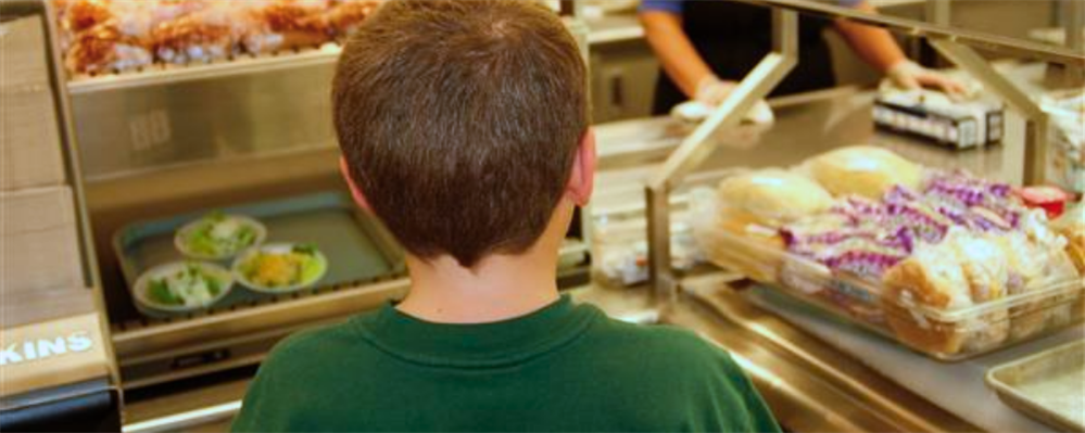 Child Nutrition Slider-Image6-Student getting lunch