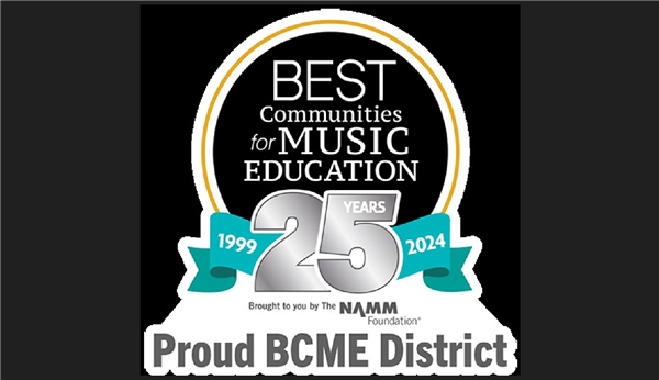 Best Communities for Music Education - Proud BCME District