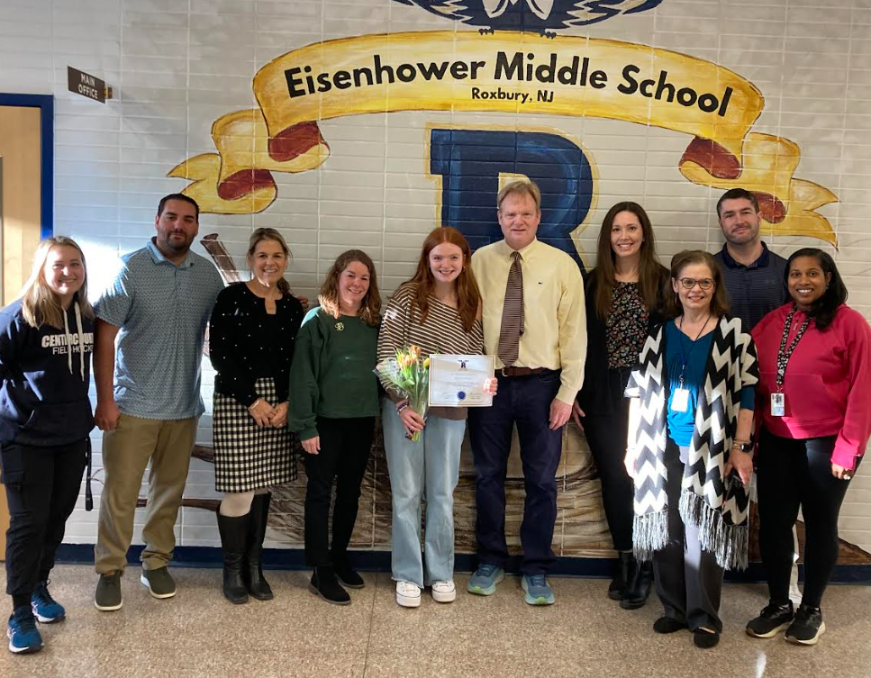 Congratulations Molly Mason! EMS Morris County Middle School Leadership Award, 2025