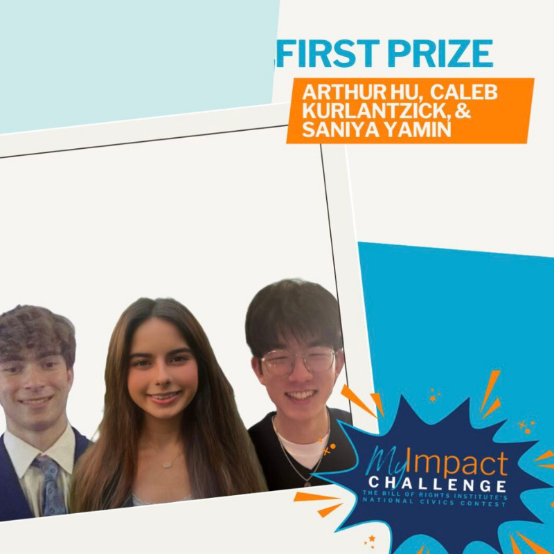 Caleb K. '27 wins First Place in the My Impact Challenge | School News ...