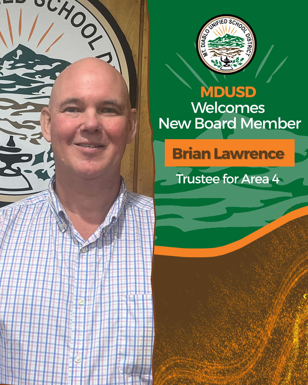 Brian Lawrence is provisionally appointed to the MDUSD Board of ...