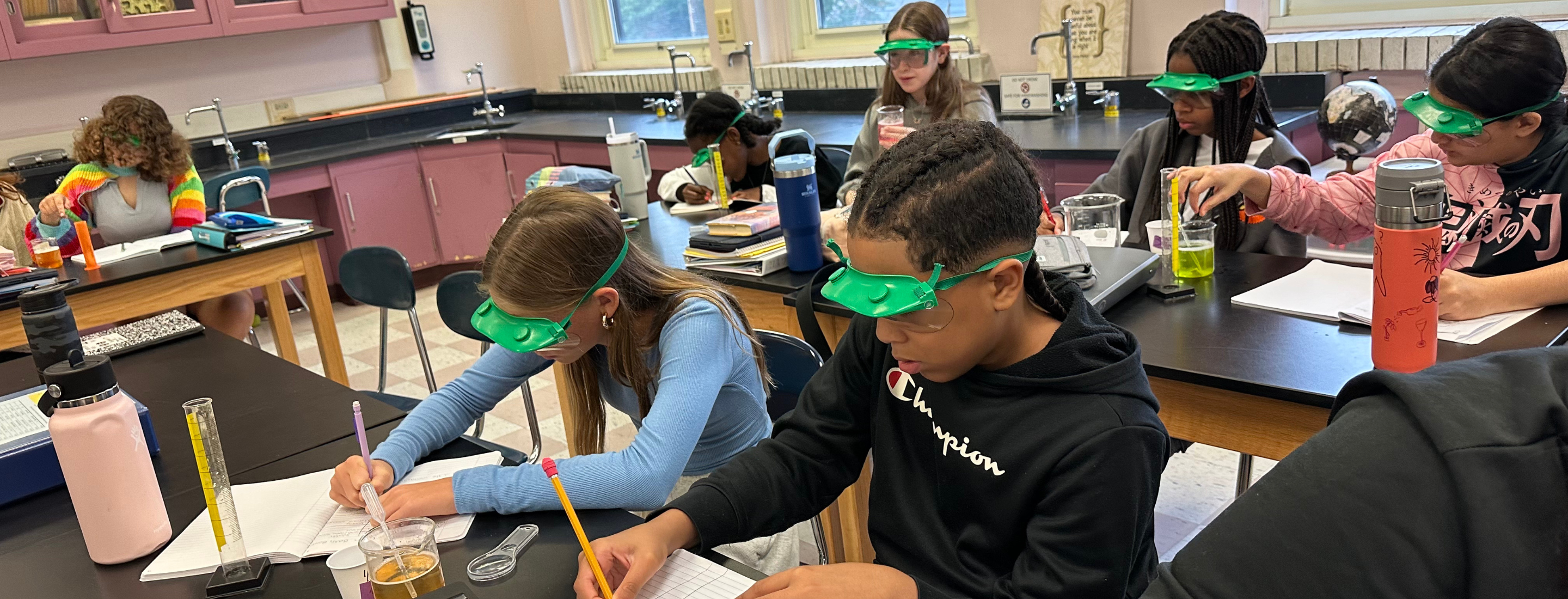 Students in Science Class