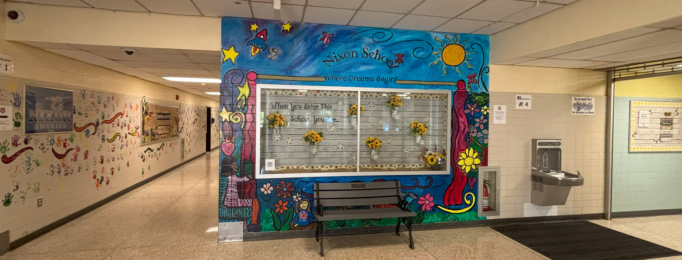 Main Lobby Welcome Display Case