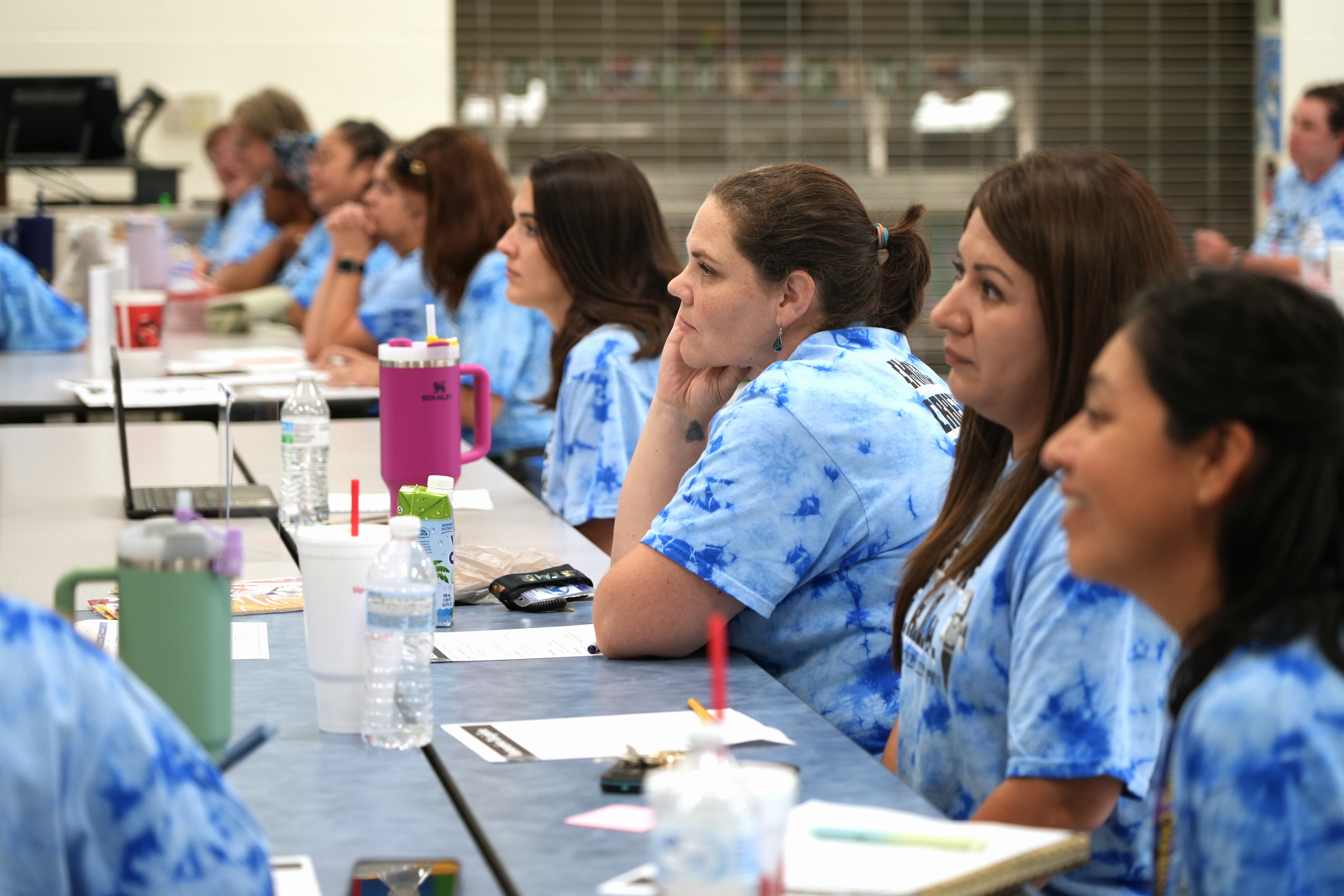 Participants listen to SIL presentation 