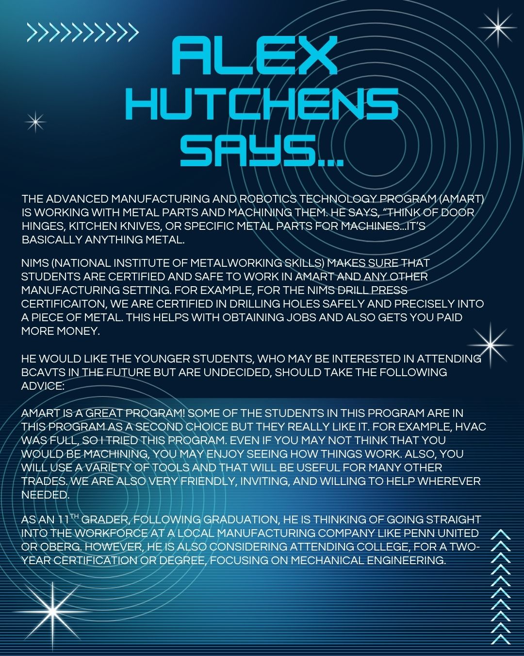 Alex Hutchens NIMS Certificate Completer 2