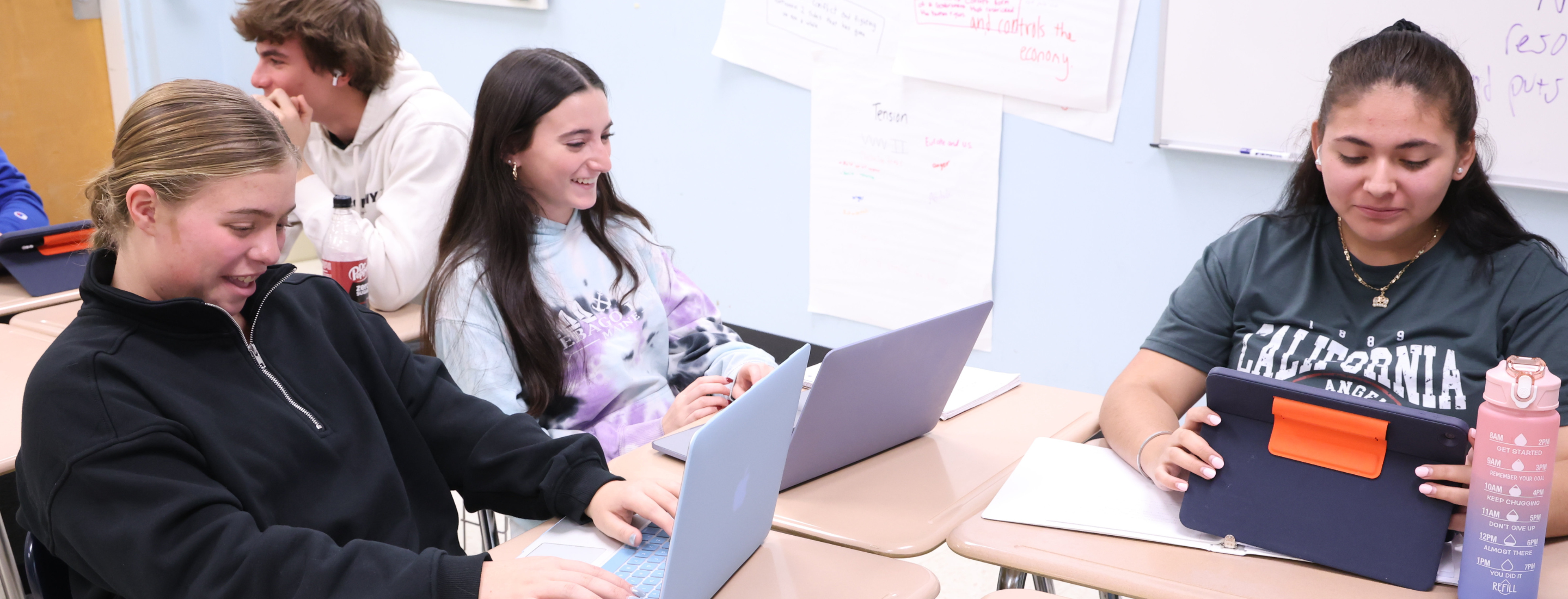 SPFHS Students studying