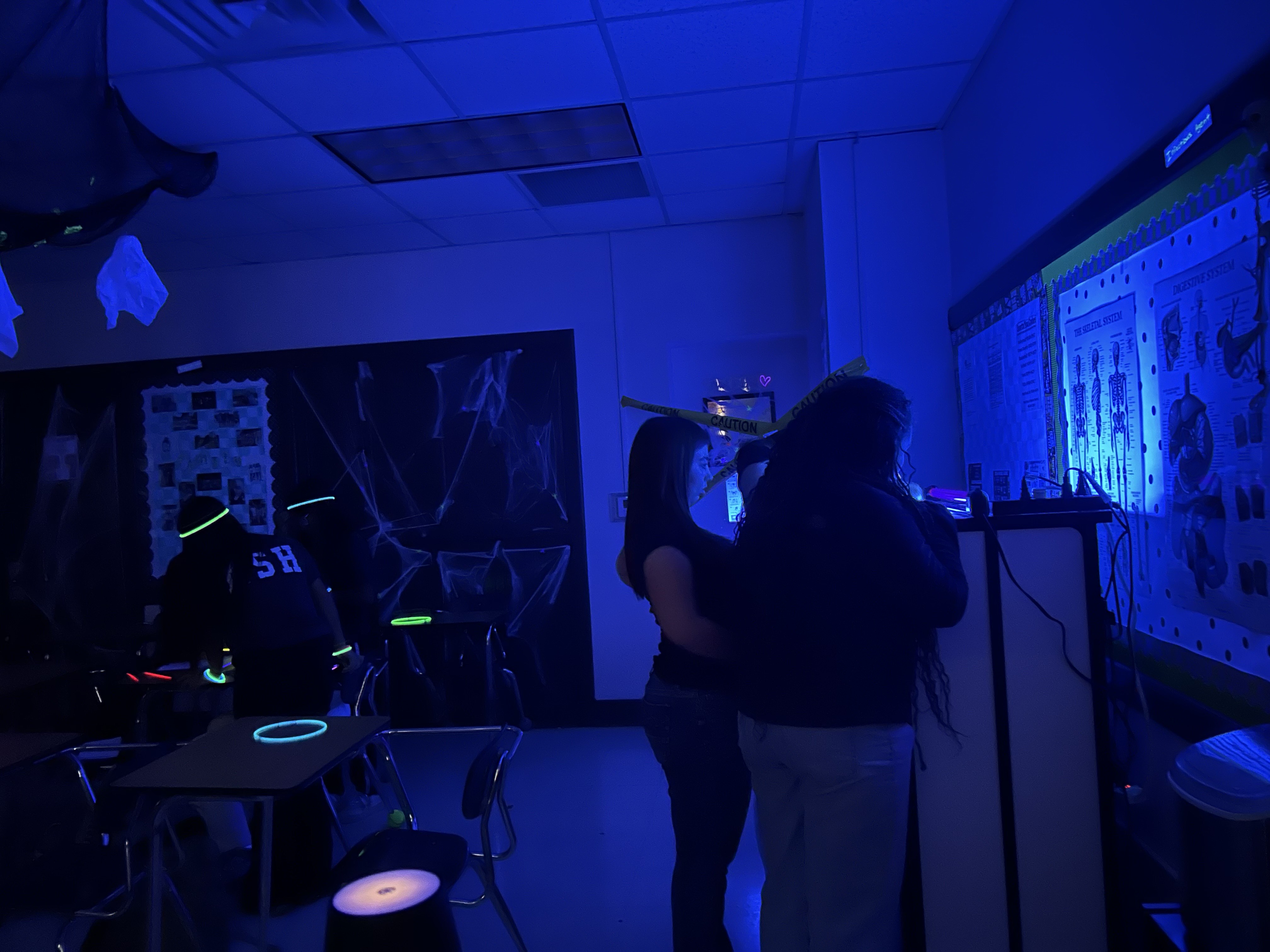 West Rusk High School Health Science Students completing an escape room