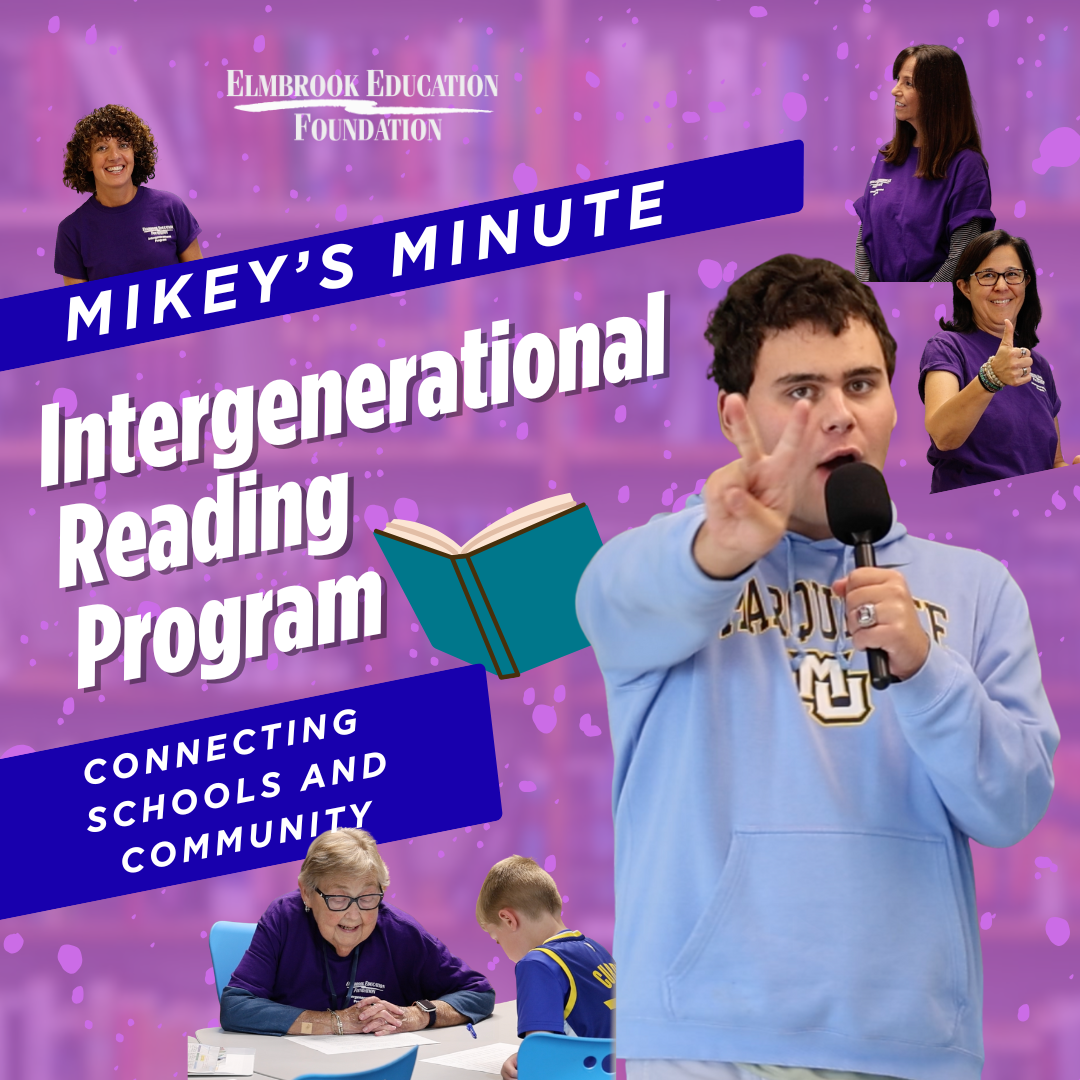 Mikey's Minute: Intergenerational Reading Program | News Details