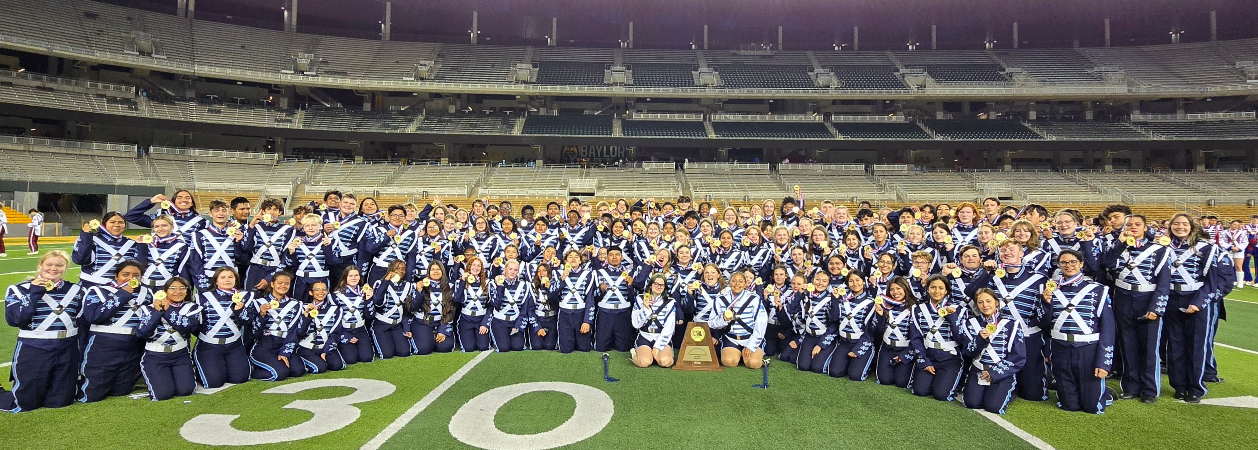 West Rusk High School 1st Place Band at State Marching Competition