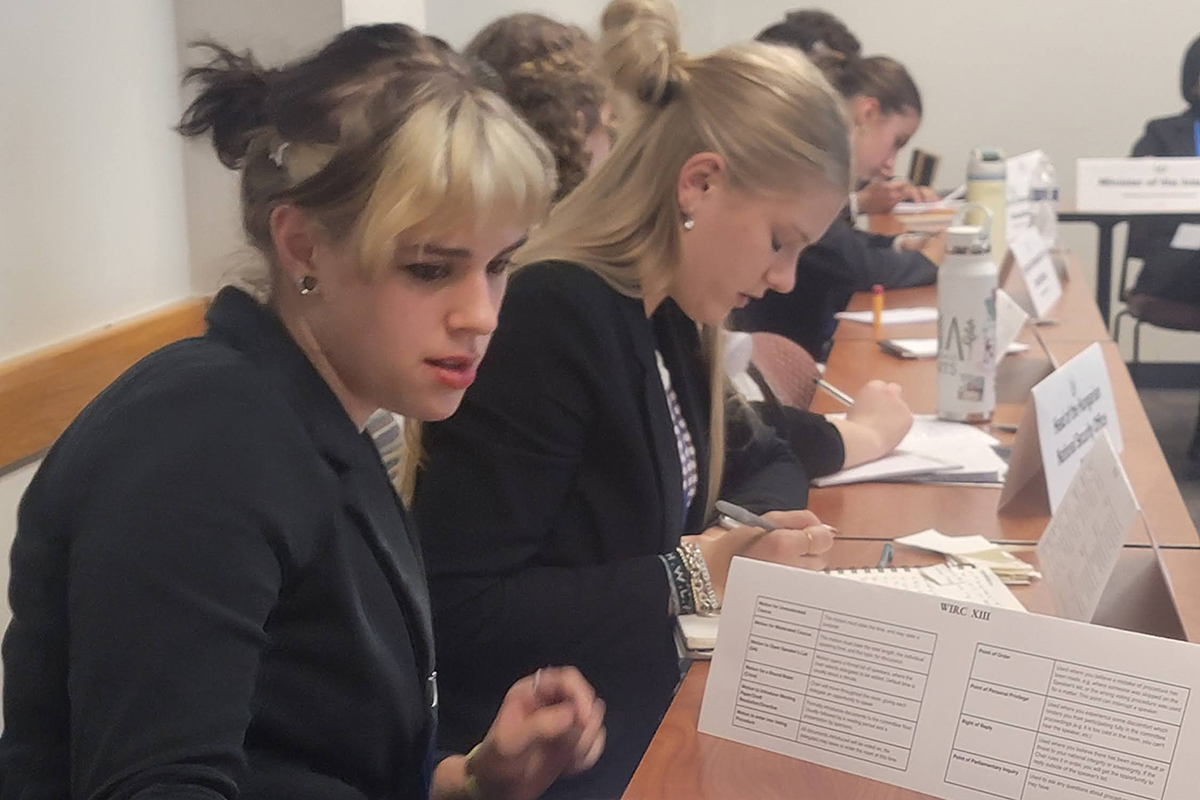 Model UN Participates in Washington International Relations Conference ...