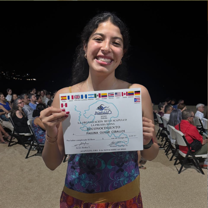 ASF Swimmer Wins Reto Acapulco Open Water Challenge | News