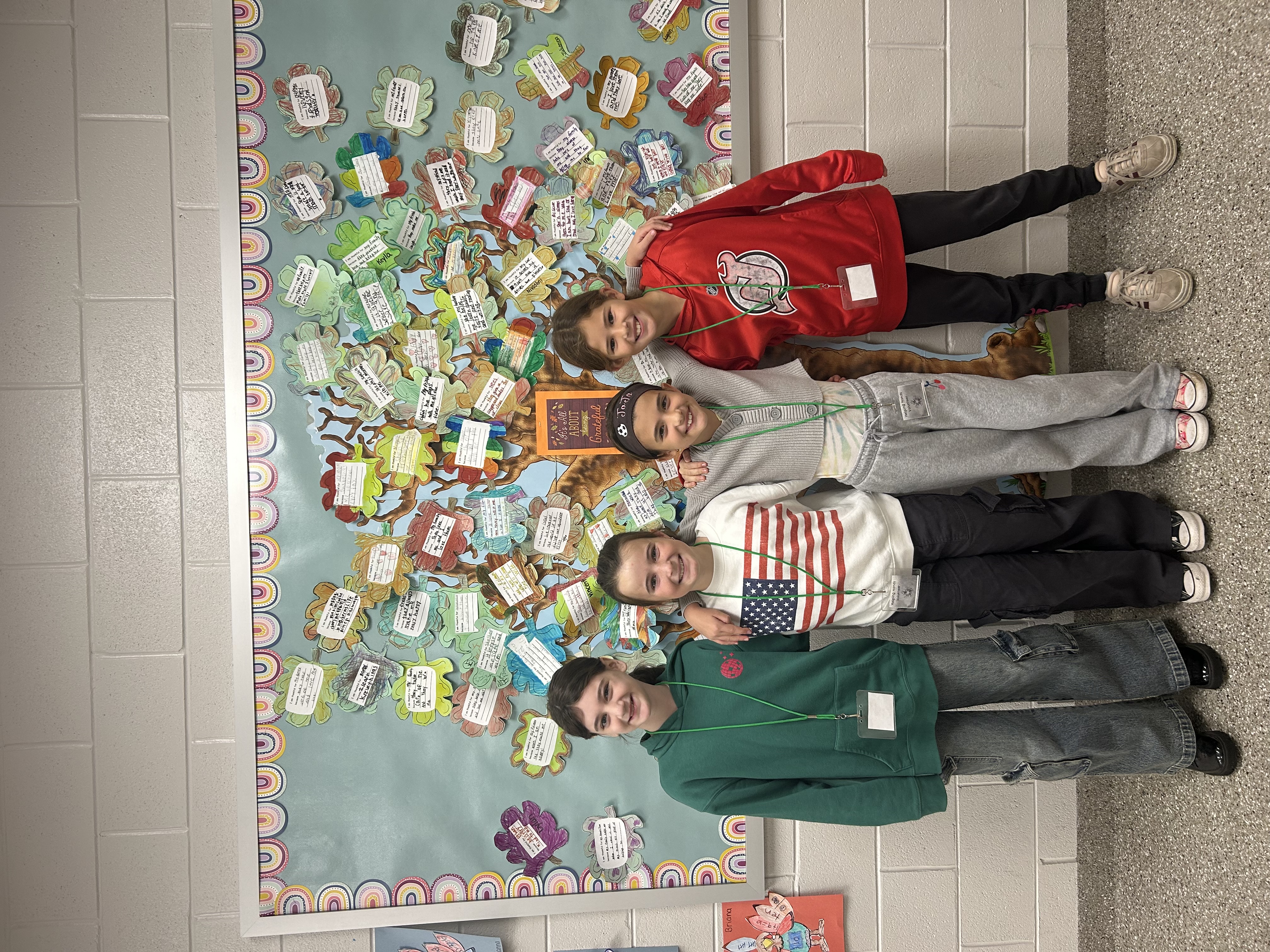 Students at Evergreen Elementary School