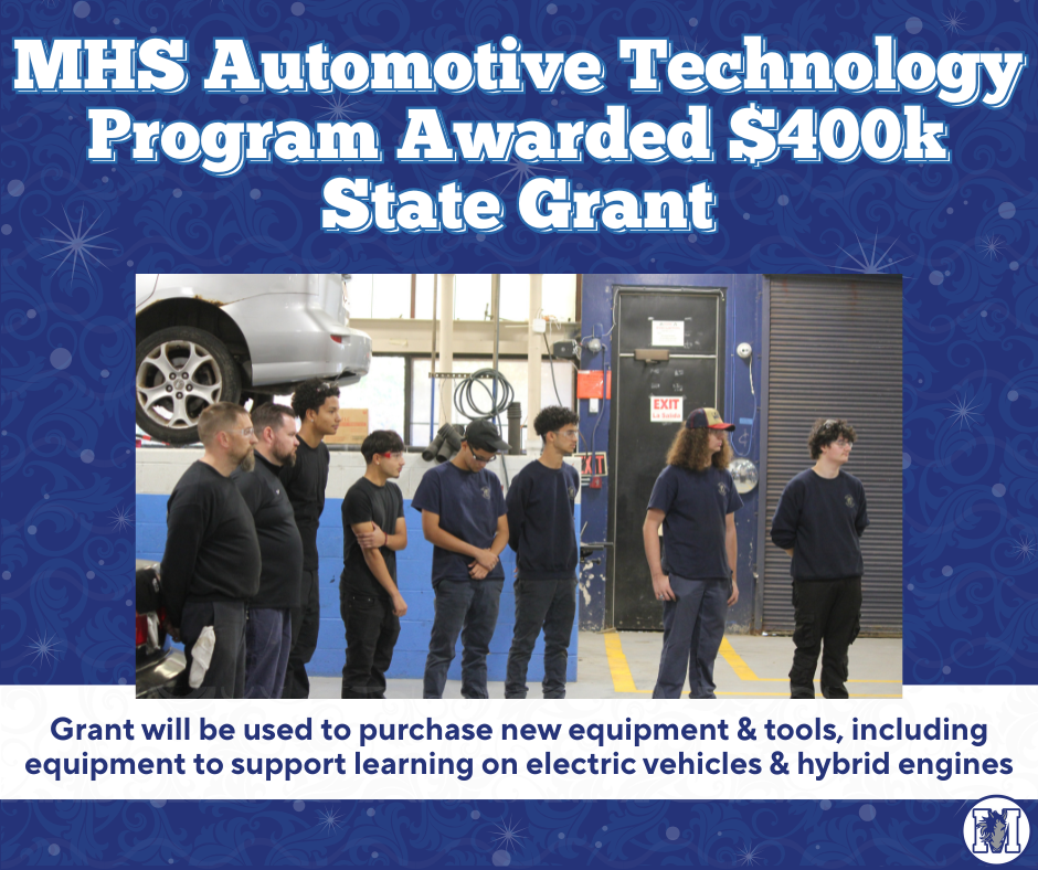 Automotive Technology CTE Program Awarded $404,034 State Grant | MPS ...