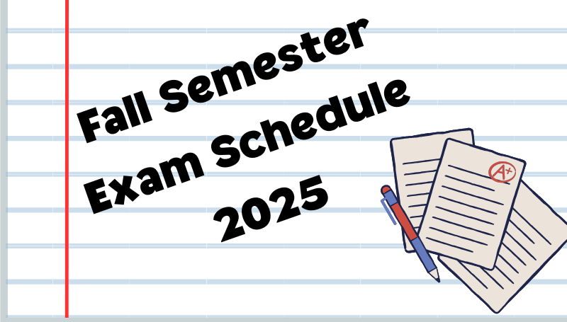 AMS Fall 2025 Exam Schedule | Details