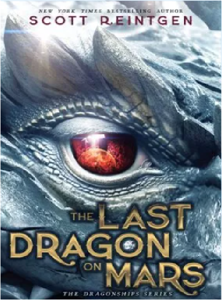 A close-up view of a dragon's eye, with its fiery red iris and scaly eyelid, set against a backdrop of swirling, turbulent waves.