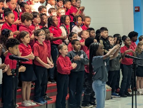 children singing