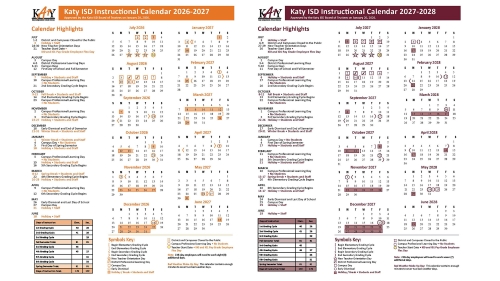 Katy ISD Board of Trustees Approves Fall Breaks for 2026 ...