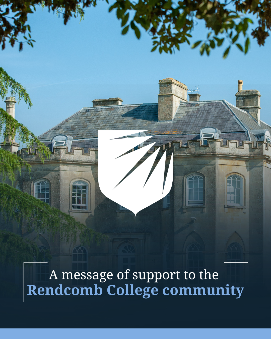 A Message of Support to the Rendcomb College Community | Stonar News