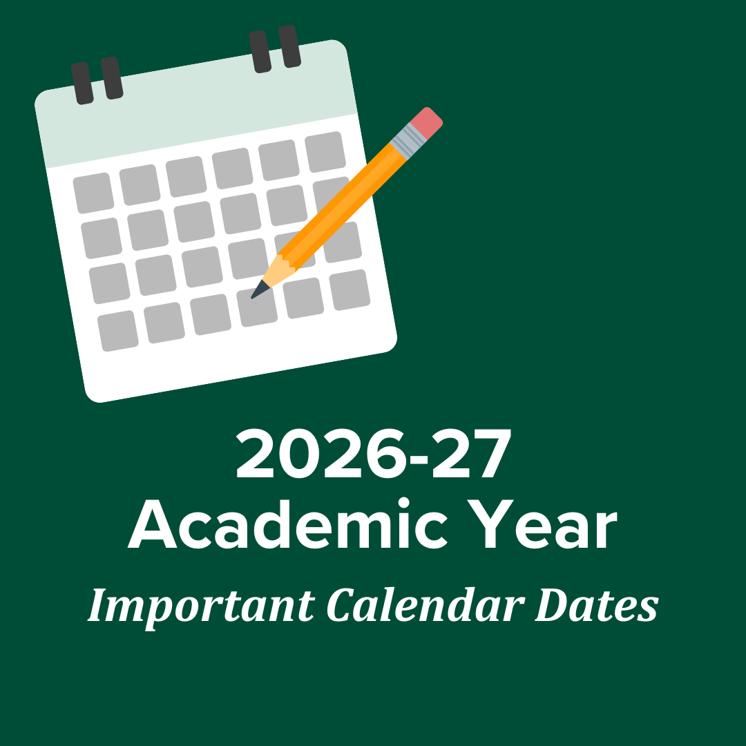 Calendar Dates for 2026-27 Academic Year | News Story
