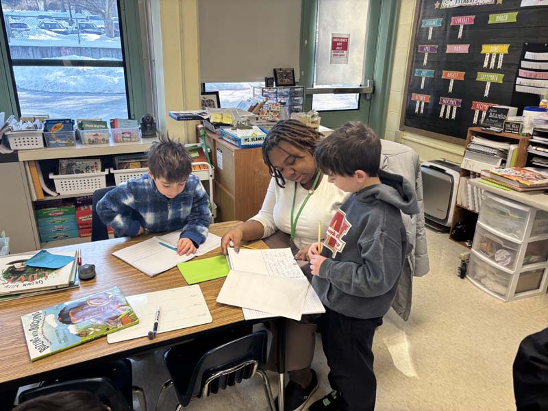 Dows Lane First Graders Build Writing Skills Through Reflection and