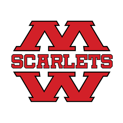 The image displays the text "SCARLETS" in large, bold red letters against a white background.