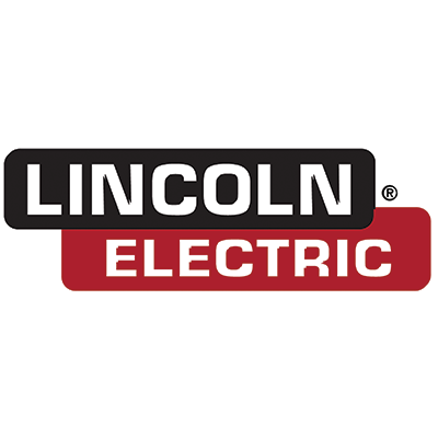 The image displays the logo for Lincoln Electric, a prominent manufacturer of welding equipment and accessories.