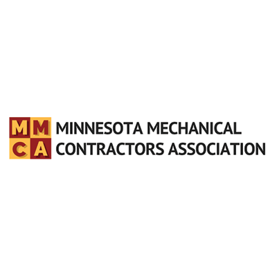 The image displays the logo of the Minnesota Mechanical Contractors Association, featuring the abbreviation "MMCA" in bold text against a white background.