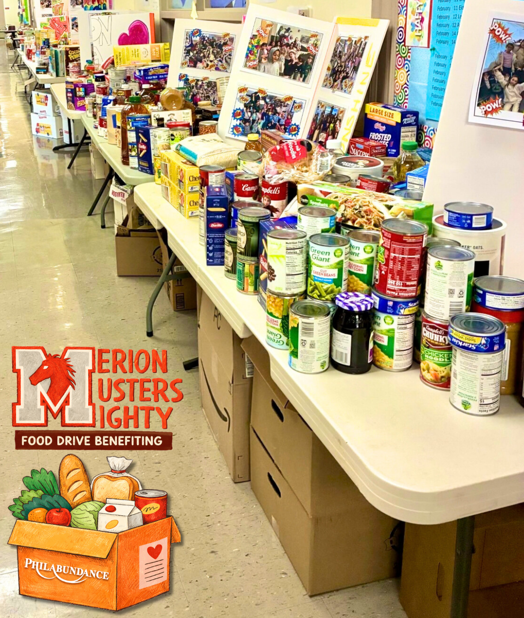 Highty Food Merion Musters Mighty Food Drive Benefiting Philabundance | Article