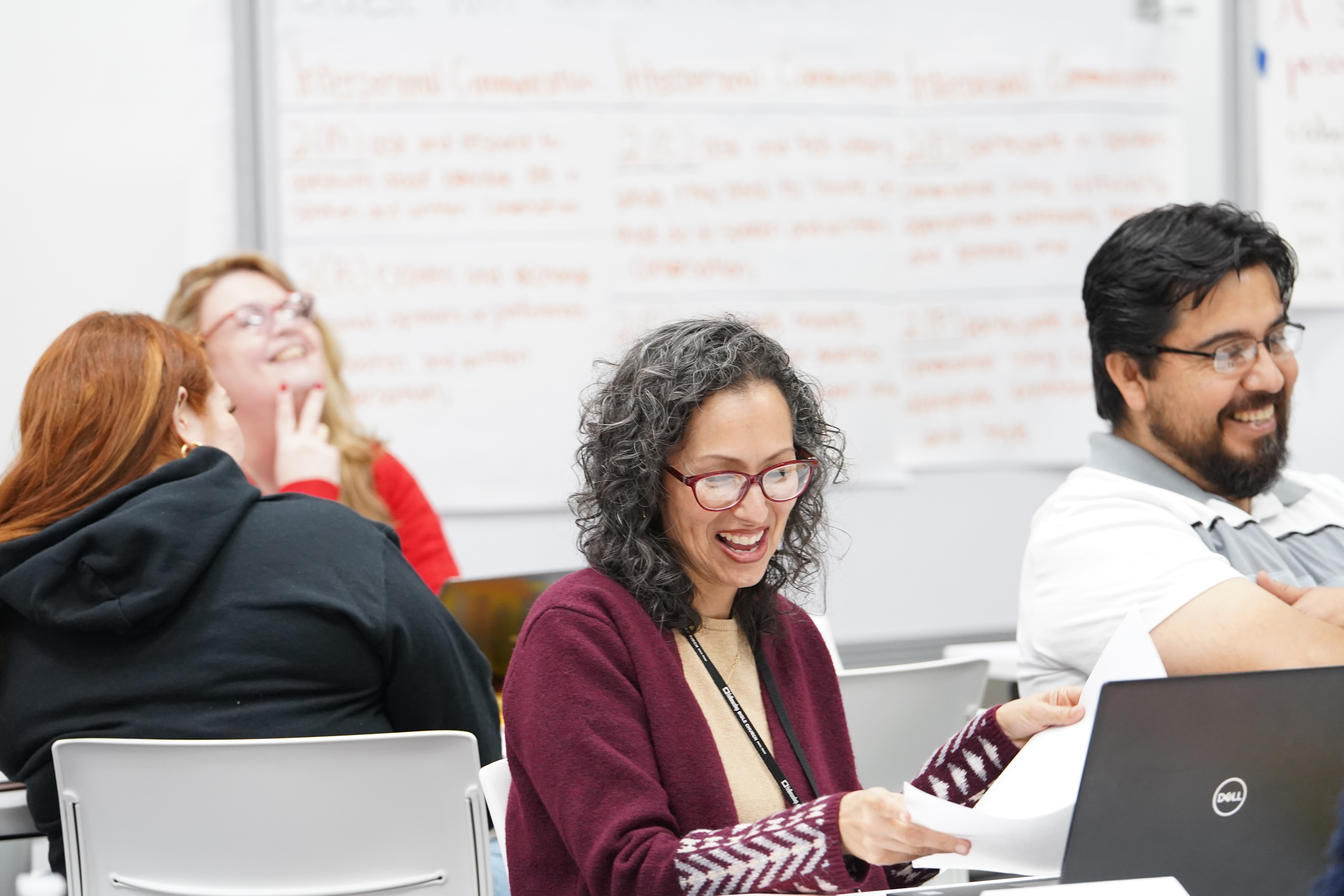 Photo of participants in a LOTE session