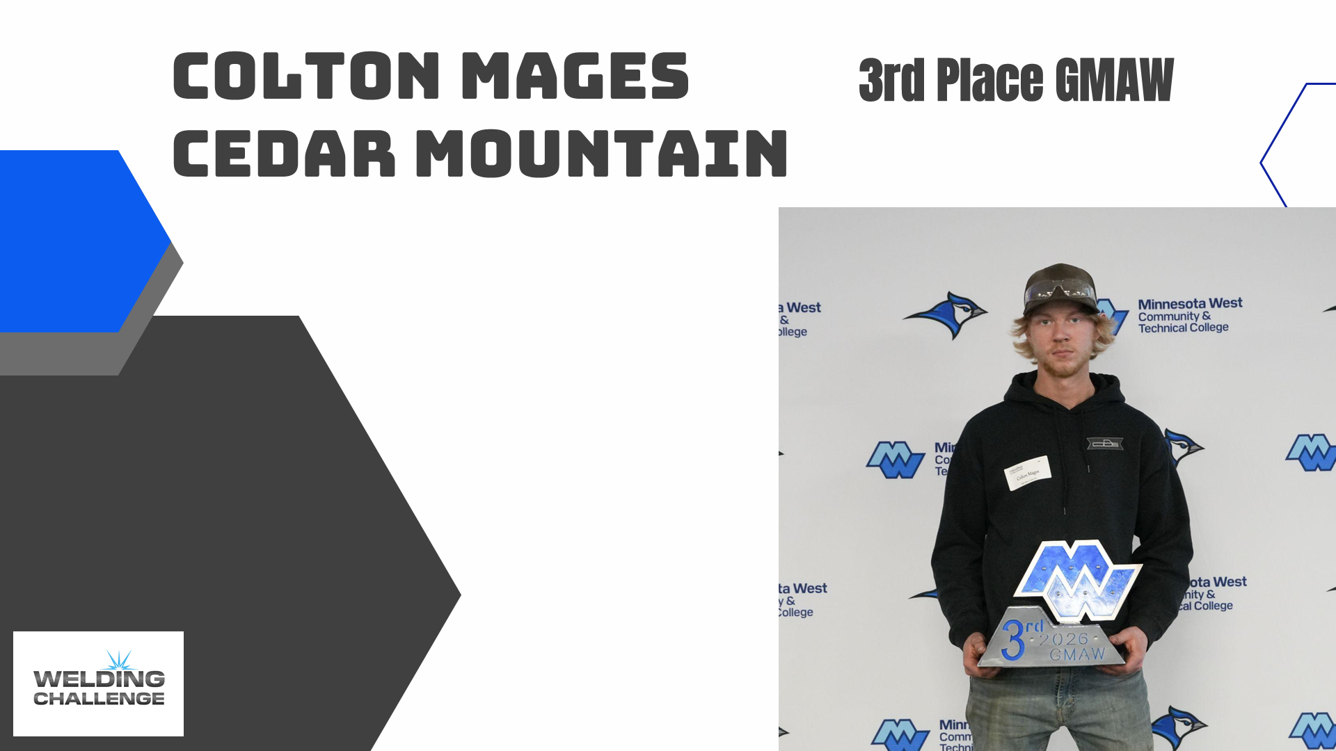 3rd Place Colton Mages
