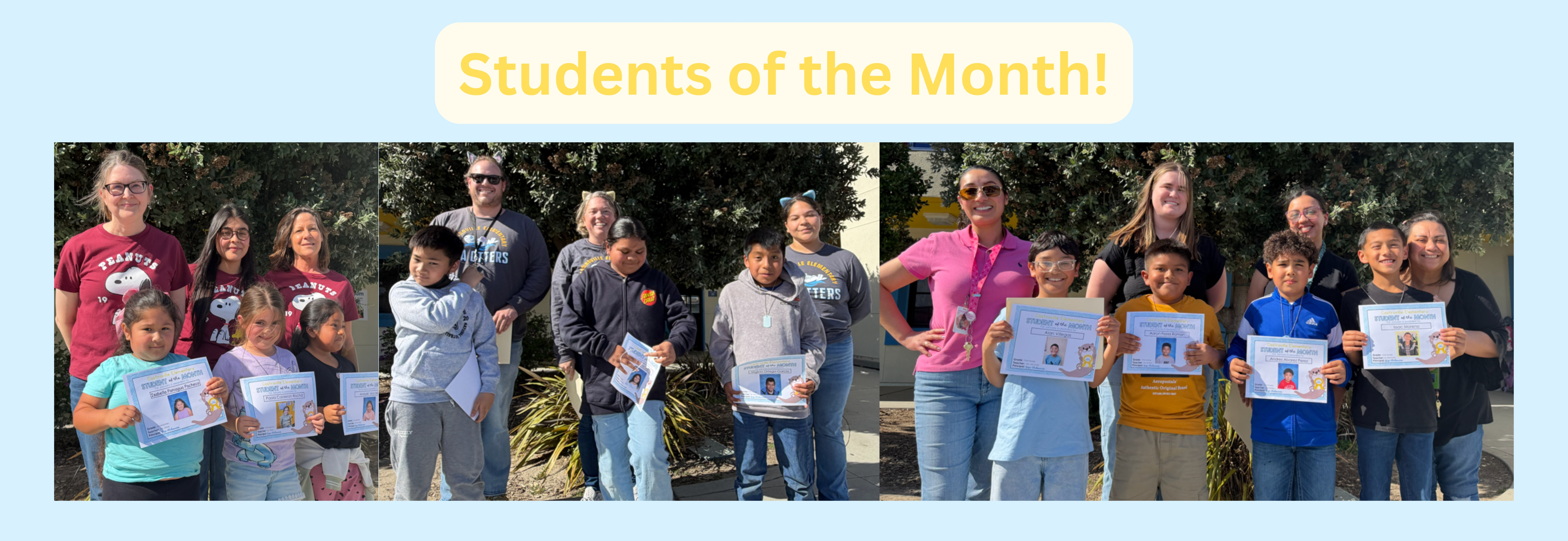 February Students of the Month 2