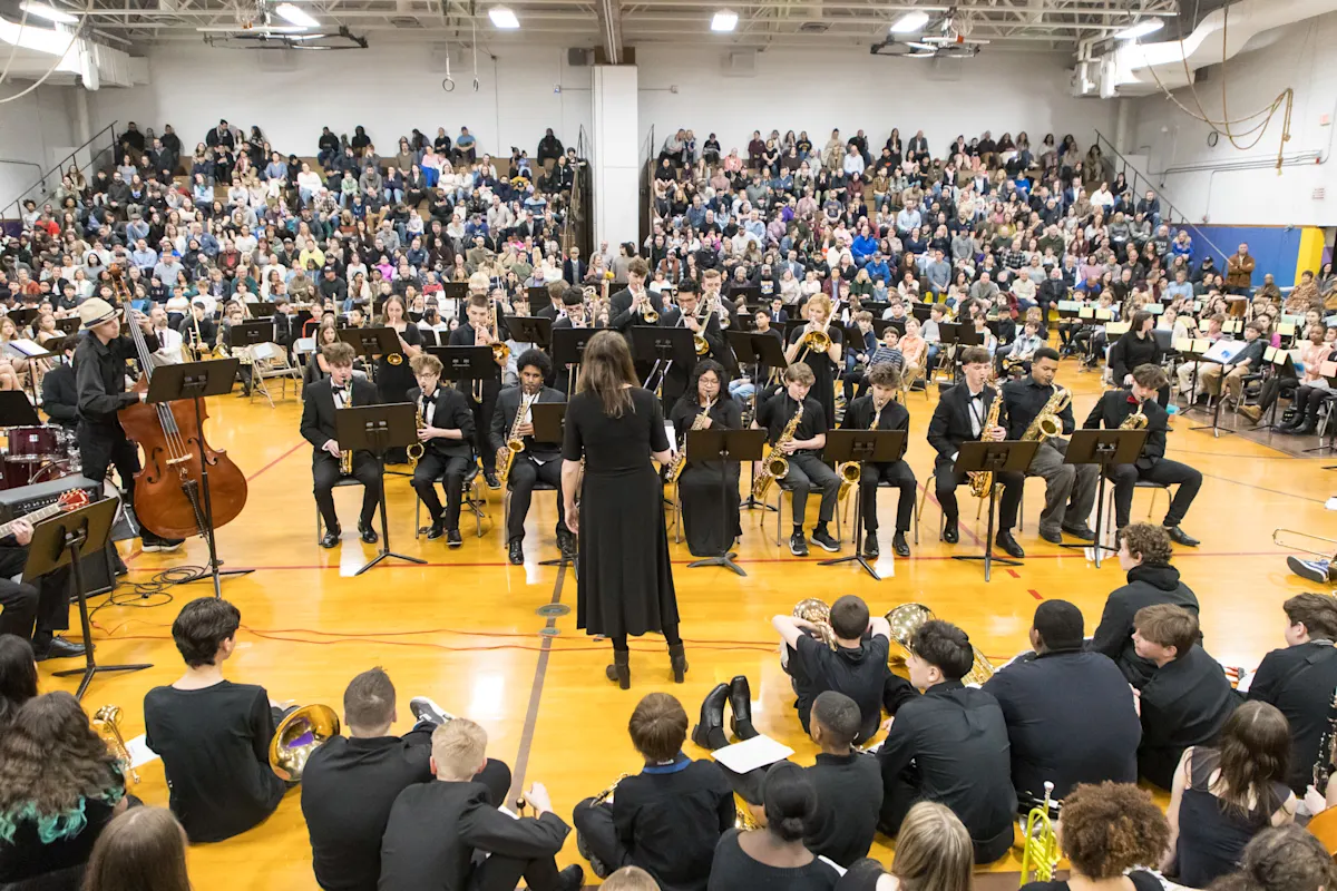 District music program presents combined band concert at middle school ...