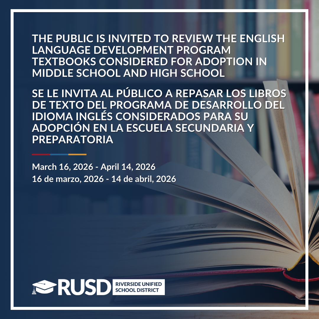 The public is invited to review the English Language Development ...