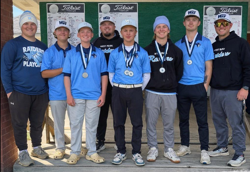 The West Rusk High School boys golf team 2025-2026