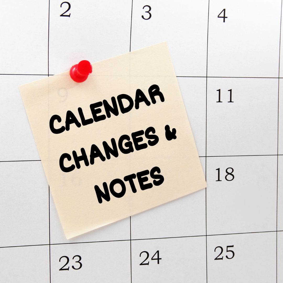 Calendar Updated | Details
