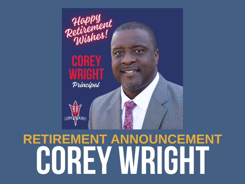 KCSD News: Lugoff-Elgin High School Principal Corey Wright announces ...