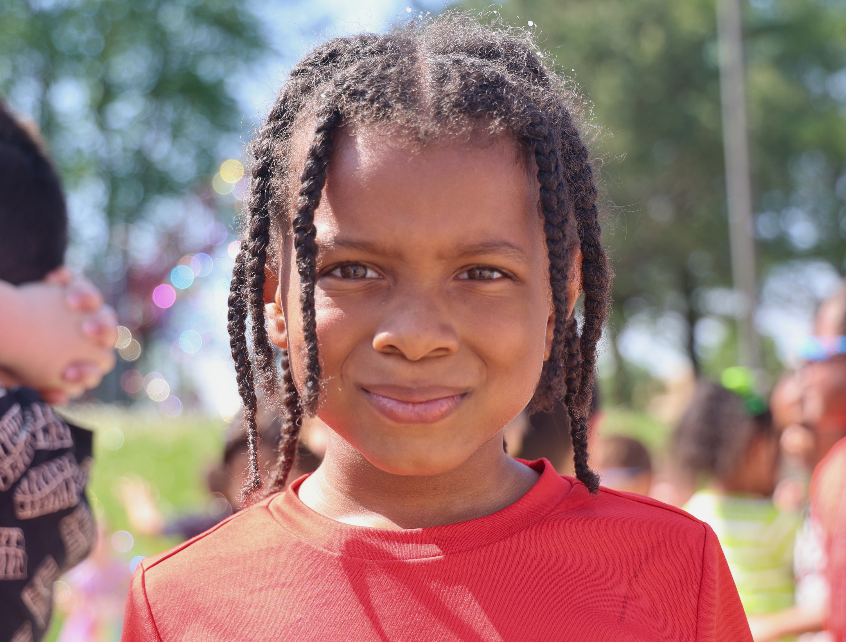 student smiling