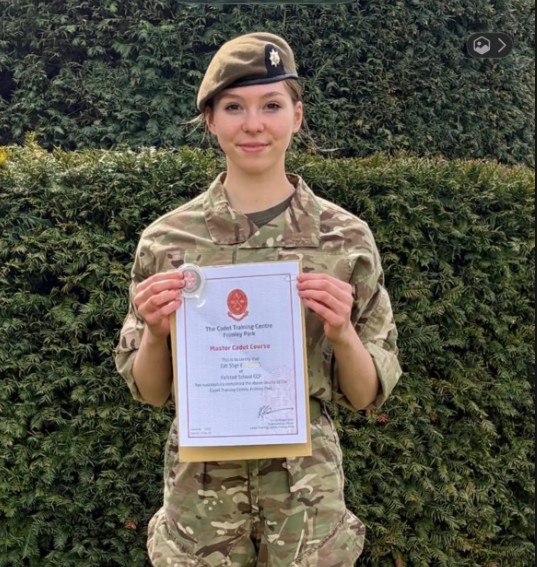 Evie Completes Master Cadet Course | Posts Page