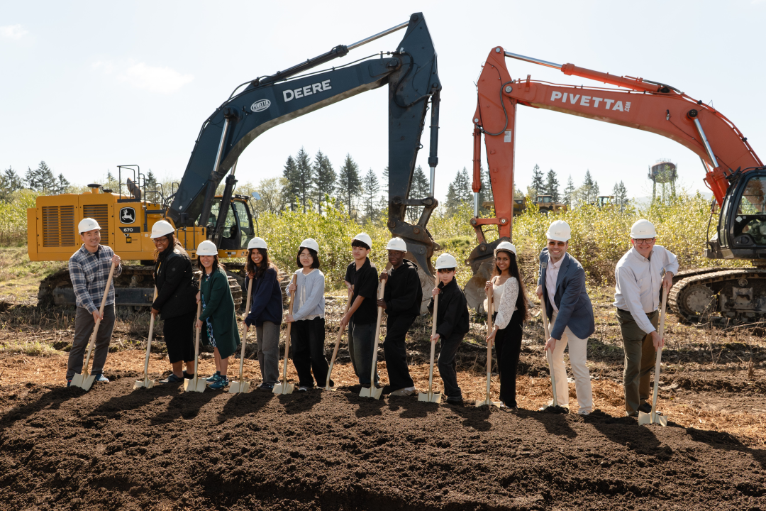 Students Lead Groundbreaking for New High School | News Article