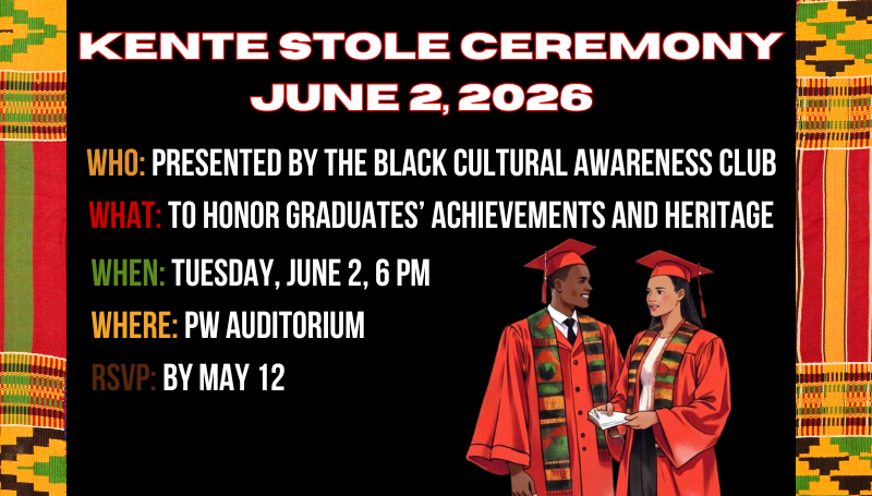 Alumni welcome to the Black Cultural Awareness Club's first Kente Stole  Ceremony | Alumni News Item