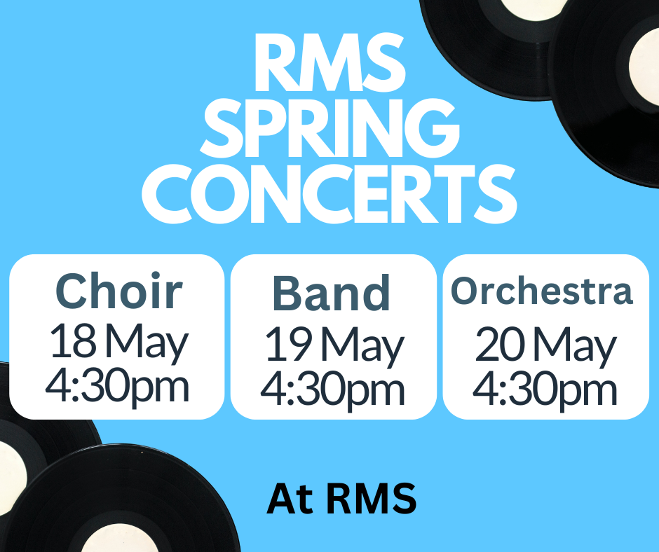 Spring Graden Rd Rnb Concert Spring Concerts @RMS, May 18-20 | article