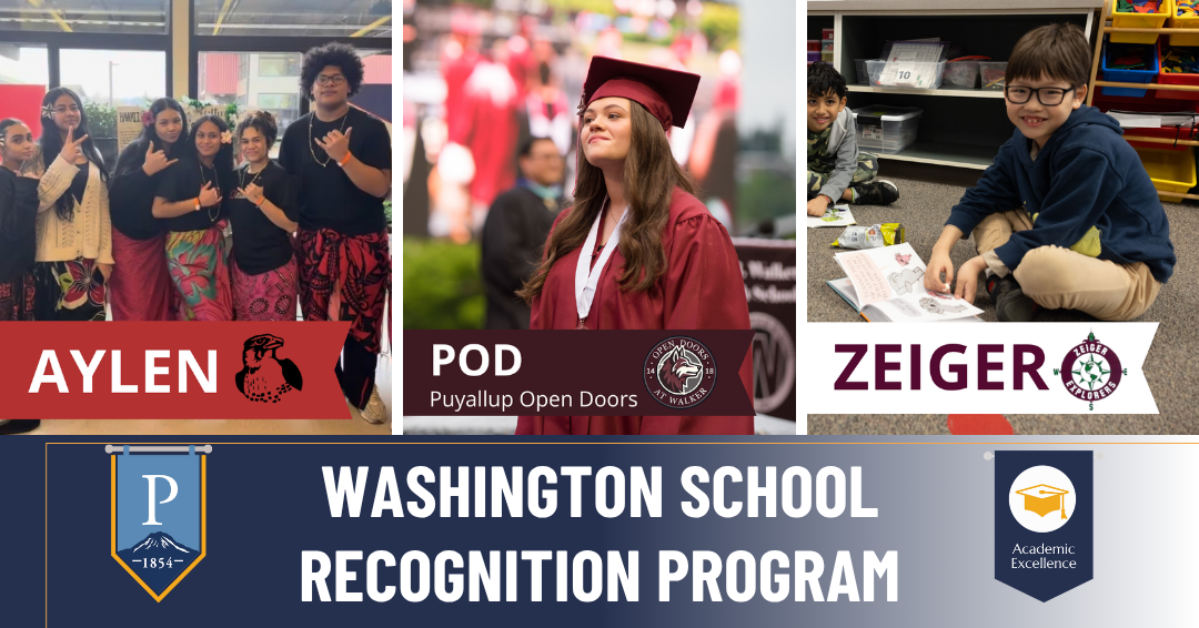 Three Puyallup Schools Earn State Recognition for Student Growth and Achievement | PSD News