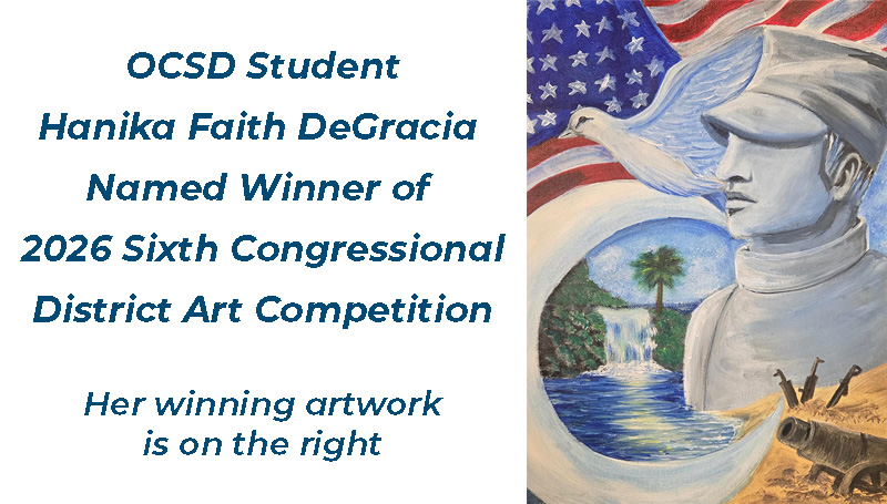 OCSD Student, Hanika Faith DeGracia, Named Winner of 2026 Sixth
