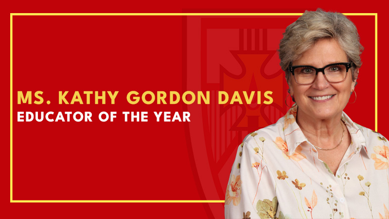 Ms. Kathy Gordon Davis receives Educator of the Year Award | School News