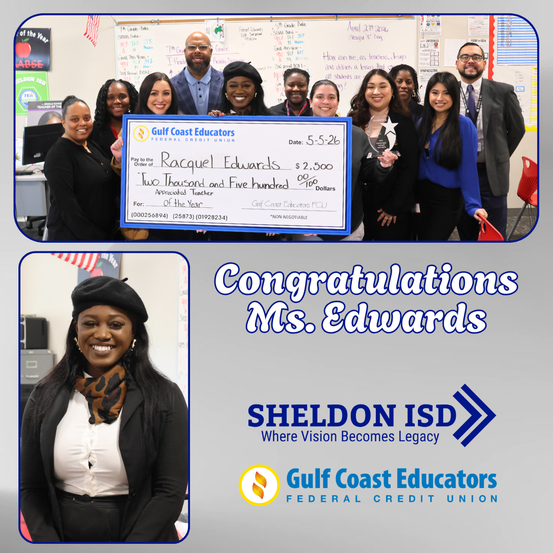 Michael R. Null Middle School teacher receives Gulf Coast Educators FCU ...
