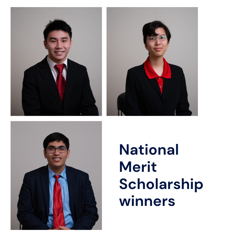 Three SPS seniors earn a National Merit scholarship | Posts Details ...