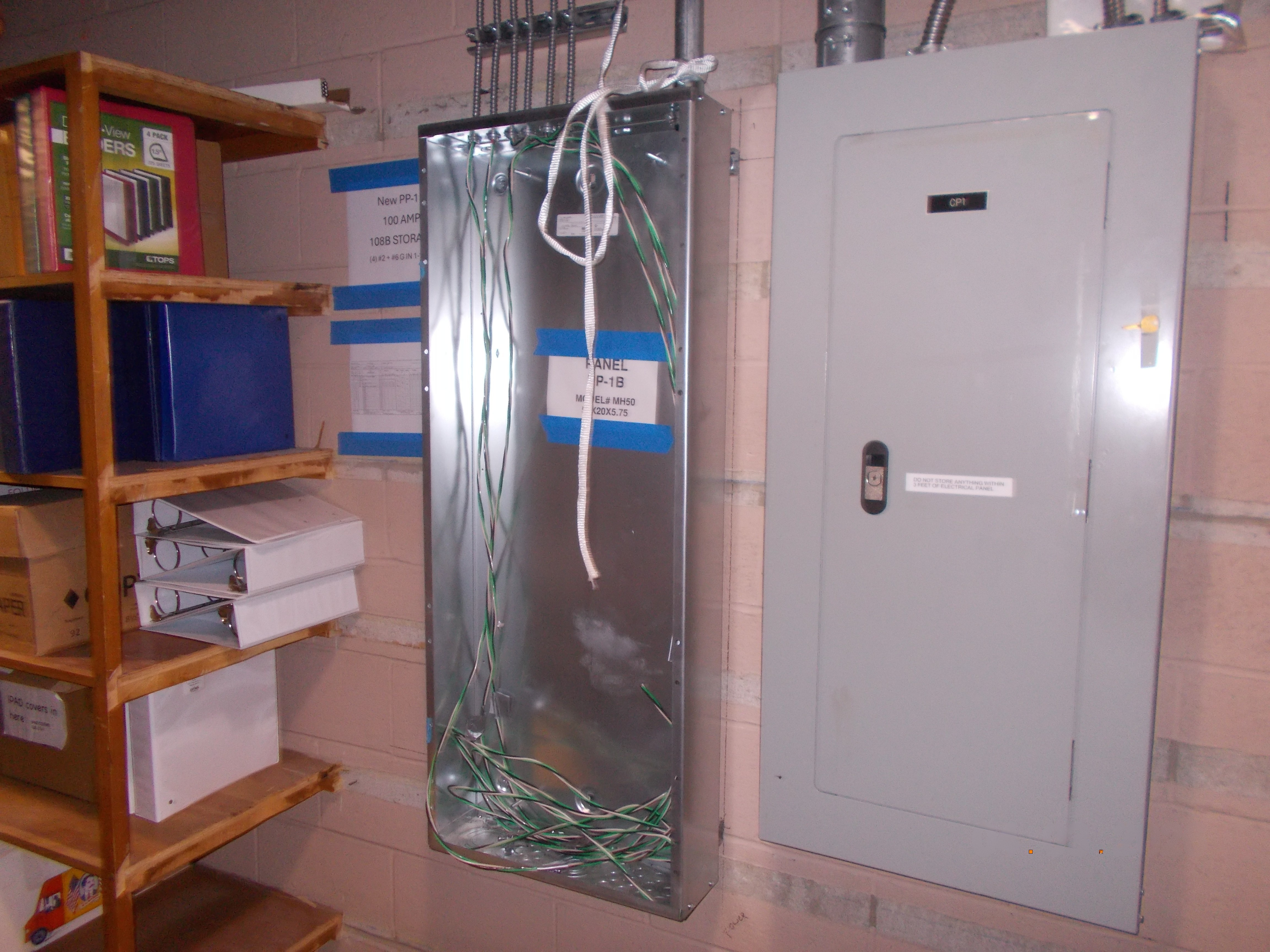 New Electrical/ HVAC panels installed at Brunner