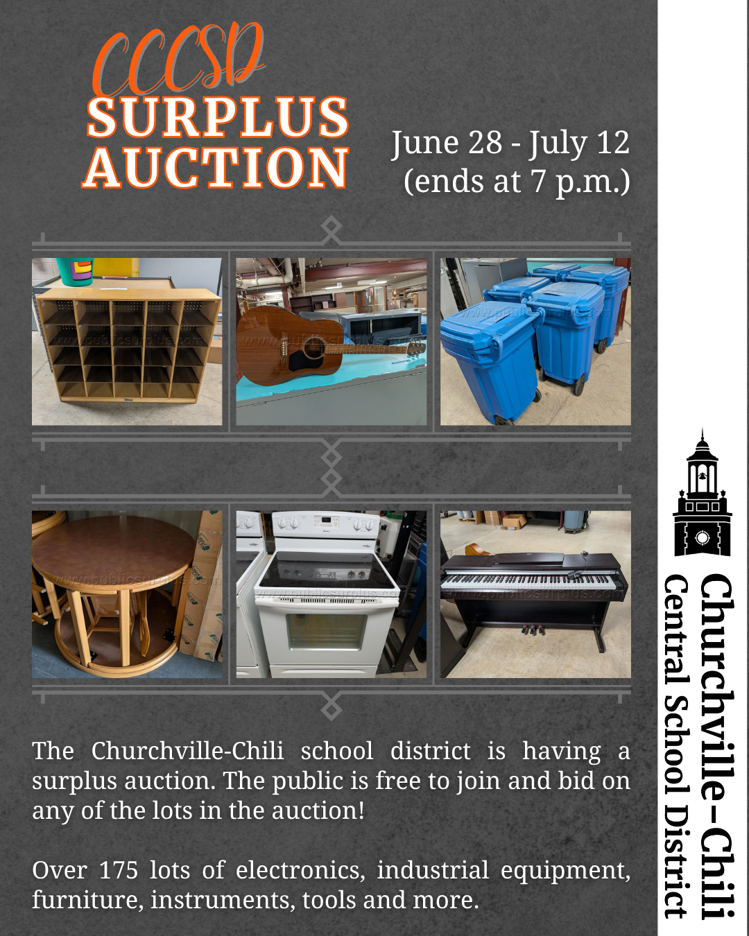 CCCSD is holding a surplus auction | Default Board Post Page