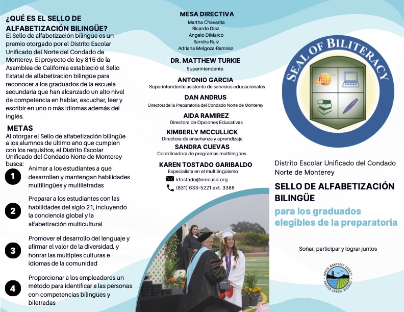 informational brochure on what the seal of biliteracy is