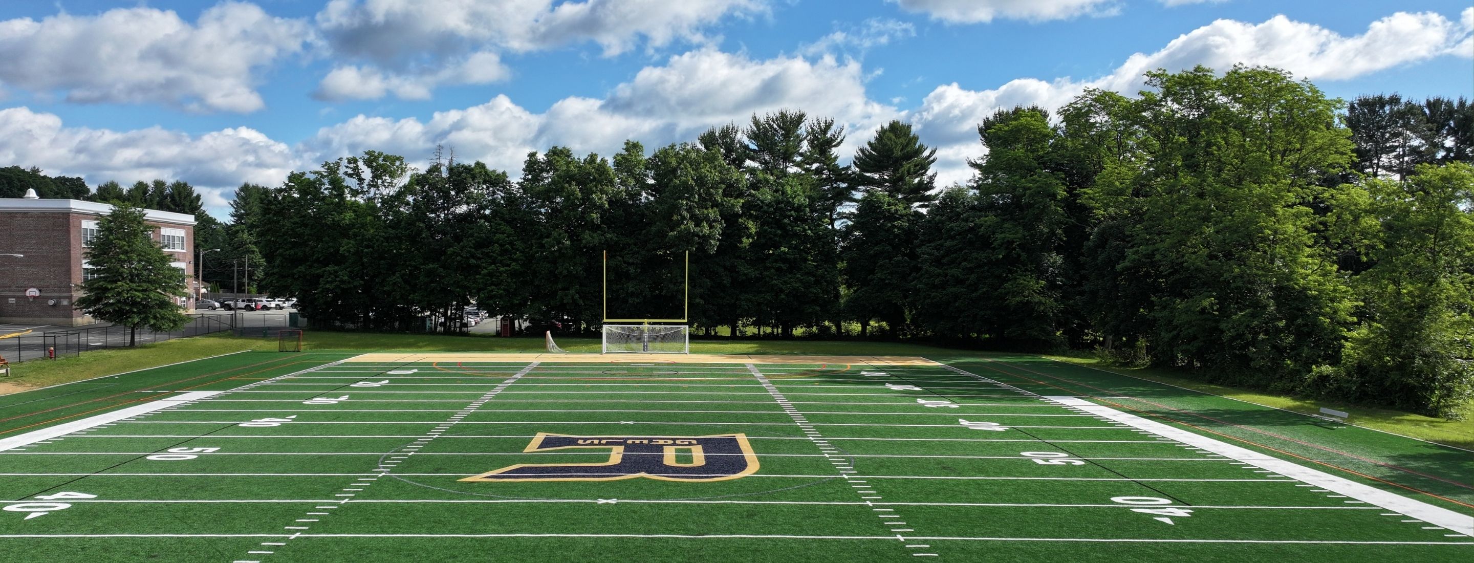 Turf football field at LRS